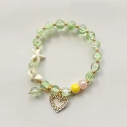 Beaded Bracelets with Star & Heart