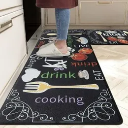 2 Piece Anti Fatigue Kitchen Mat Non-Slip Cushioned Waterproof Floor Mat for Home Floor