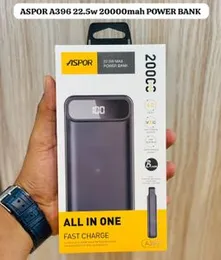 ASPOR A396 22.5W 20000mAh Power Bank.