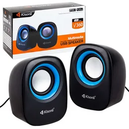 Kisonli V360 Multimedia Speaker for PC & Laptop