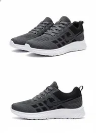 Women's Gray & Black Mesh Running Shoe - Lightweight Sports Trainer