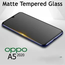 A5 2020 Stylish Full Cover Matte Texture MTB tempered Glass Protector Frosted Glass for OPPO A5 2020