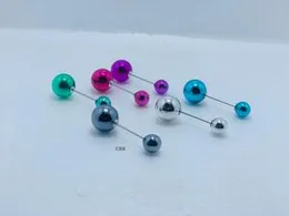 Multi-Colored Pearl Hijab Pins â Elegant & Secure Scarf Accessories (1Pair)