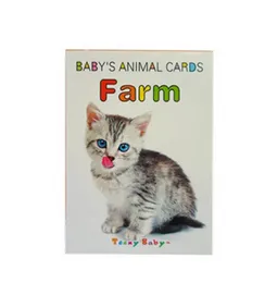 Baby's Animal Cards - Birds, Wild, Ocean, Bugs & Farm Animal Cards - Teeny Baby