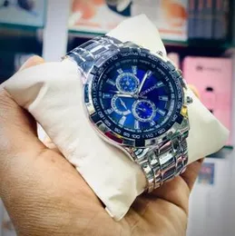 Business Men Watch Luxury Brand Stainless Steel Wrist Watch Chronograph Army Military Quartz Watches Relogio Masculino