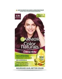 Garnier burgundy 3.16 hair colour