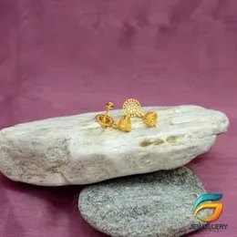 GÃ³ld Plated Earring Round Earrings With Jimikki For Women.