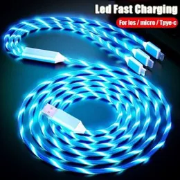 3 in 1 LED Lighting Fast Charging Cable