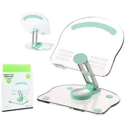 Adjustable Transparent Foldable 360Â° Rotating Acrylic Tablet Stand Holder