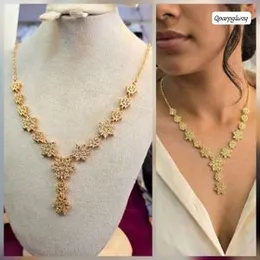 Premium micro gold pkated dubai â¨ï¸ covering necklace  Simple and elegant