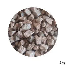 Aquarium Gravel Brown Mixed Stones for Fish Tank Pond 2kg Decoration Stone
