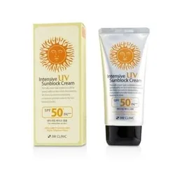 3W CLINIC Intensive UV Sunblock Cream SPF50+ â 70ml | Brightening & Moisturizing Sunscreen