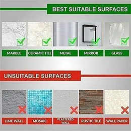 GarLeaf (2 Pcs) Wall Mounted Self Draining Soap Dish Holder Case - Hanging Waterproof soap Box Storage Rack with Self Adhesive Sticker for Bathroom, K