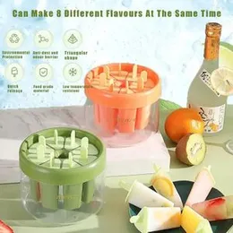 Ice Lolly Moulds, Plastic Ice Moulds, DIY Homemade Creative Popsicle Moulds Set, Ice Lolly Moulds Set, Ice Lolly Moulds, 8 Reusable Ice Lolly Moulds w
