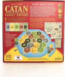 CATAN Family Edition Board Game for Adults and Family - Catan Adventure Board Game - Ages 10+ For 3 to 4 players - Average Playtime 60 minutes