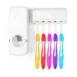 Touch Me & Use Me Automatic One-Touch Toothpaste Dispenser With FREE Brush Holder, TouchEase SmartPressâ¢ Automatic Toothpaste Dispenser with FREE Br