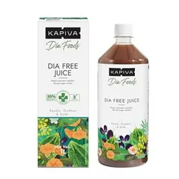 Kapiva Dia Free Juice, 1L | Clinically Proven Diabetic care | Amla, Karela, Jamun, Guduchi & 7 More (FROM INDIA)SAB