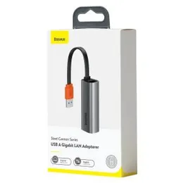 BASEUS Steel Cannon Series USB A Gigabit LAN Adapter CAHUB-AD0G