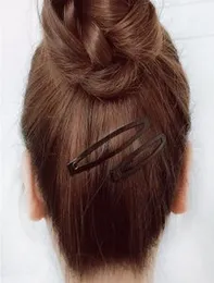 12pcs Black Geometric Hair Clip BB Hairpins Barrettes Styling Tools Women Girls Hairgrips Hair Accessories Headwear Headdress