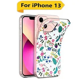 Fashionury Back Cover for Apple iPhone 13 / Designer Flexible Soft Back Case Cover for Apple iPhone 13-D0182 (FROM INDIA FAAZ)