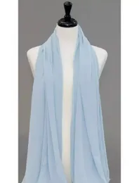 plain chiffon georgette scarf hijab