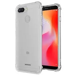 Redmi 6 Transparent Shockproof Clear Back Cover for Redmi 6