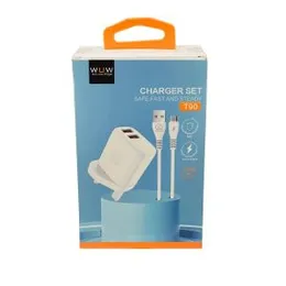 Wuw T90 Super Fast Charger 2.4A USB to Type C 120W Charging Set