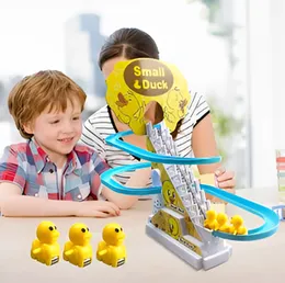 Little Duck Climbing Stairs Electric Slide Toy