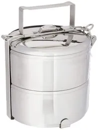 Stainless Steel Food Carrier / Lunch2 layer  Carrier with Handle Pot
