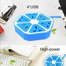 4 USB Hexagon Power Socket