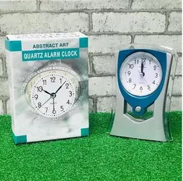 Abstract Art Quartz Alarm Clock (Blue)