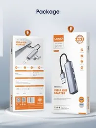 LDNIO DS-114U USB-A 4-in-1 Hub | USB 3.0 Multiport Adapter