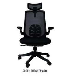 BLACK HIGH-BACK MESH MANAGER CHAIR A90