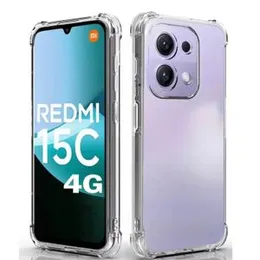 Redmi Note 15C Case - Transparent Clear Bumper Case Back Cover For Redmi Note 15C 4G