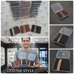 Menâs Leather Wallet with Gift Box