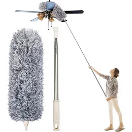 Long Handle Duster High Duster Feather Duster Extendable Dust Remover Fan Cleaner Feather Dusters Cleaning Telescoping Duster Ceiling Duster, Size: 8