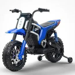 Baybee Motocross Electric Bike for Kids, Ride on Toys Kid's Bikes with LED Light & Music | Rechargeable Baby Bike | Battery Operated Bike for Kids to 