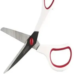 Scissors with Comfort Grip, 1-pack, Red & White