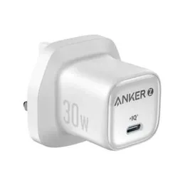 Anker Zolo 30W 3pin Charger White A2698K21