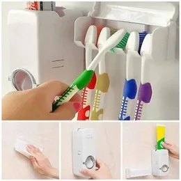 Touch Me & Use Me Automatic One-Touch Toothpaste Dispenser With FREE Brush Holder, TouchCleanâ¢ One-Touch Automatic Toothpaste Dispenser with Free Br
