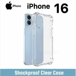 Shockproof Transparent Clear Case Back cover for IPHONE 16
