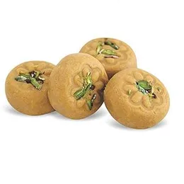 Delight Foods Fresh Indian Sweets Mathura Doodh Peda Regular Pack, 500 G - Indian Sweets - Mithai FROM INDIA(SAM