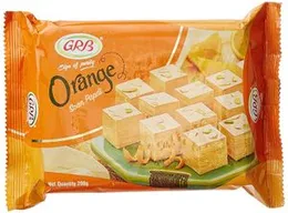 GRB Orange Soanpapdi 200g â Soft & Flaky Indian Sweet