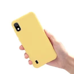 Samsung A10E Hard Silicon Cover 2MM Yellow Colour, 2MM Hard Silicon Back Cover for Samsung Galaxy A10E, Durable Phone Case, Hard Silicon Cover