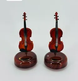 miniature violin music boxes