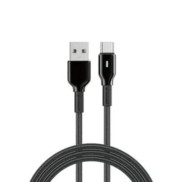 WiWU WI-C073 Duralink Nylon USB To Type-C Cable 1m â Black
