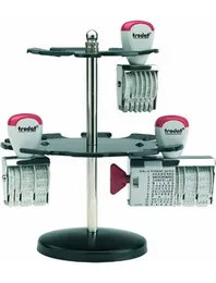 Rubber Stamp Rack Steel 2 Layers 10 Holes Stamp Holder