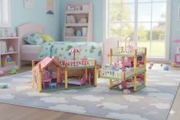 Villa Garden Playhouse Set | DIY Dream House for Kids Ages 3+