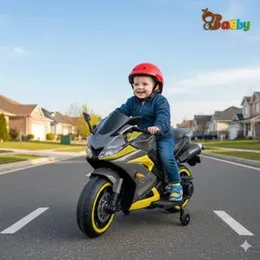 MB-5719R CR15 Hand exlatter bike | Battery Operated Bike for Kids with LED Light, Bluetooth & Music | Baby Ride on Toy Rechargeable Battery Bike | Ele