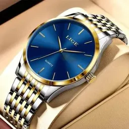 Premium Stainless Steel Strap Luxury Men Watch Quartz Analog Business Chain Casual Wrist Watches For Boys & Gents